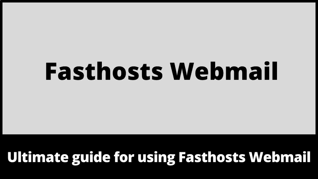 Fasthosts Webmail