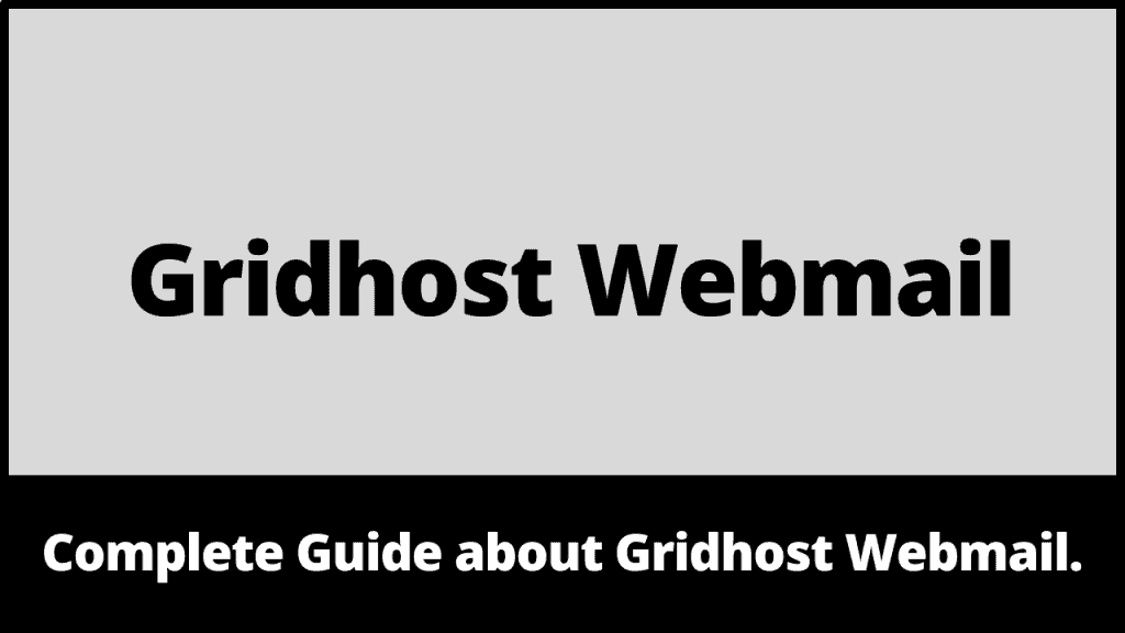 Gridhost Webmail